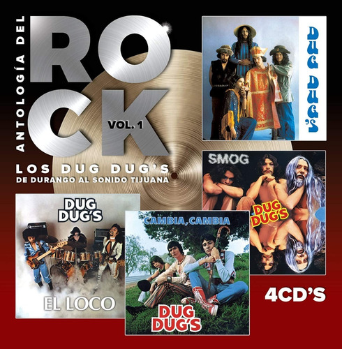 Los Dug Dugs Antologia Del Rock Vol. 1 4 Cds