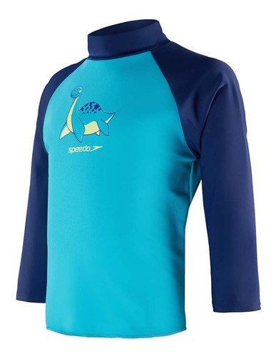 Remera Speedo Proteccion Solar M/l Print Rash Top Infantil