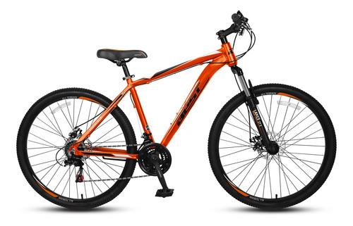 Bicicleta Best De Hombre Lance Aro 27.5 Naranja/negro