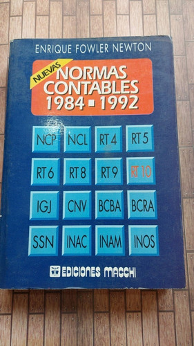 Normas Contables 1984 - 1992 - Ediciones Macchi
