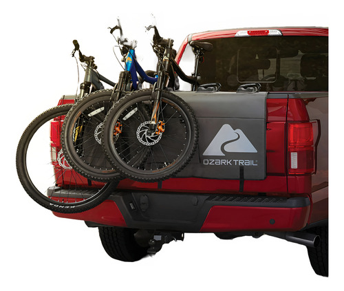 Protector Para Tapa De Camioneta Ozark Trail Soporta 5 Bicis Color Gris Oscuro