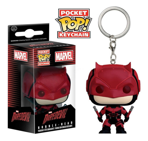 Llavero Funko Pop Daredevil Pocket Marvel Heroe Pocket