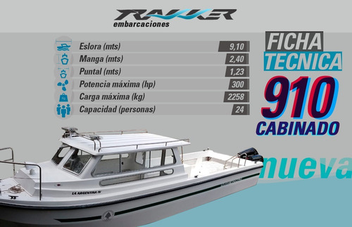 Crucero Fisher Cabin 710