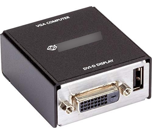 Vga To Dvi D Video Converter (usb Powered) For Kvm  Office