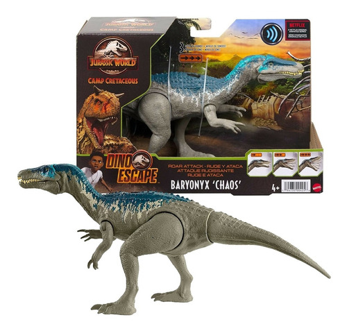Dinossauro Baryonyx Chaos Dino Escape Jurassic World Mattel