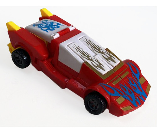 Brinquedo Transformers 2 Em 1 Robô Carro De Corrida