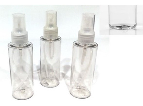 Imagen 3 de 3 de Envase Frasco Pet 60 Cc Atomizador, Spray, Perfume (x 20)