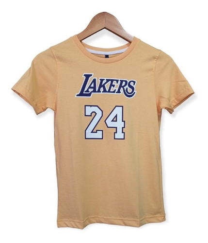 Remera Manga Corta U Lakers 24 Niños | Moha (312330)