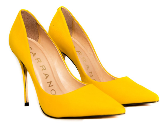 scarpin carrano amarelo