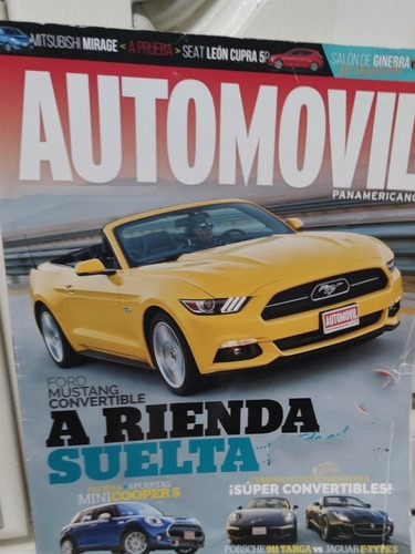 Revista Automóvil Panamericano Ford Mustang Convertible 244 