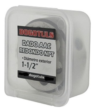 2 Dados Redondos 1-1/2 Fino 1/2-14 Tubo Aac P