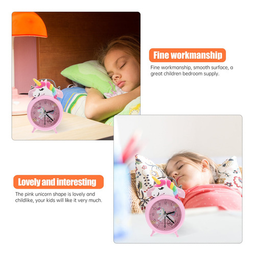 Reloj Despertador De Unicornio Para Niños, Reloj Despertador