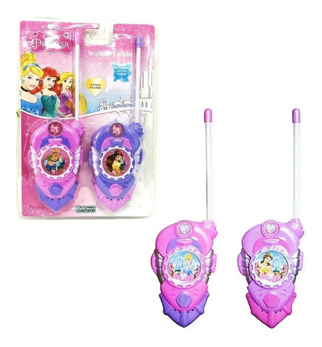 Walkie Talkie Disney Princesas Ditoys 950 Con Antena Flexibl