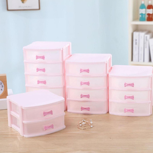 Mini Organizador De Cajones Para Caja De Pink 4 Nivel