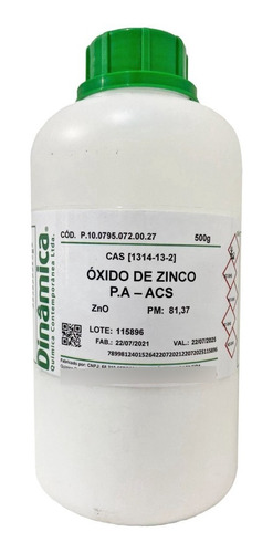 2 Kg Oxido De Zinco + 1 Litro Óleo Mamona