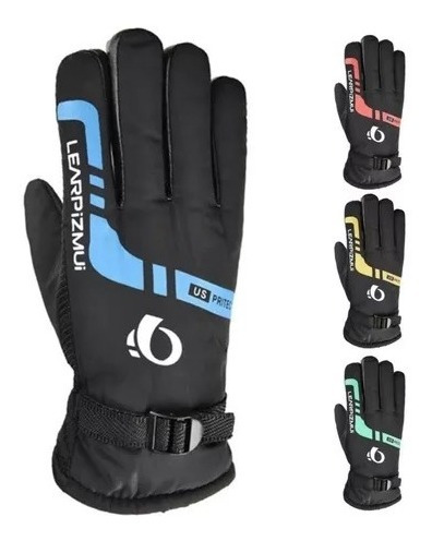 Imagen 6 de 7 de Guantes Moto Corderito Polar Interior C/ Grip Antideslizante