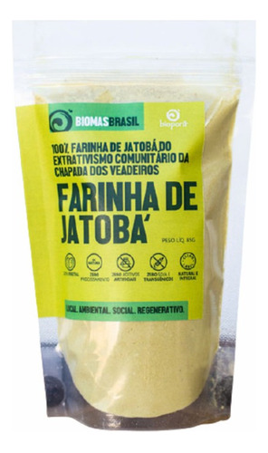 Kit 3x: Farinha De Jatobá 100% Natural Bioporã 85g