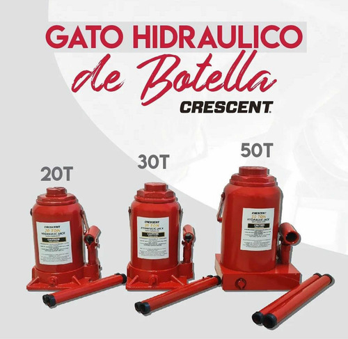 Imagen 2 de 5 de Gato Hidráulico De Botella 30 Toneladas Crescent Industrial