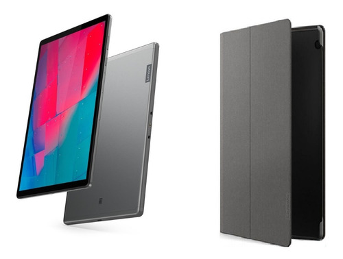 Imagen 1 de 5 de Tablet Lenovo 4gb 64gb Tab M10 Fhd Plus Wifi Grey + Funda