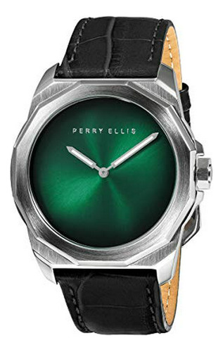 Perry Ellis - Reloj Para Hombre Con Esfera De Cuarzo Luminos