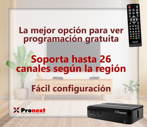 Imagen 5 de 6 de Sintonizador Decodificador Tda Cable Tv Digital Abierta Xt55