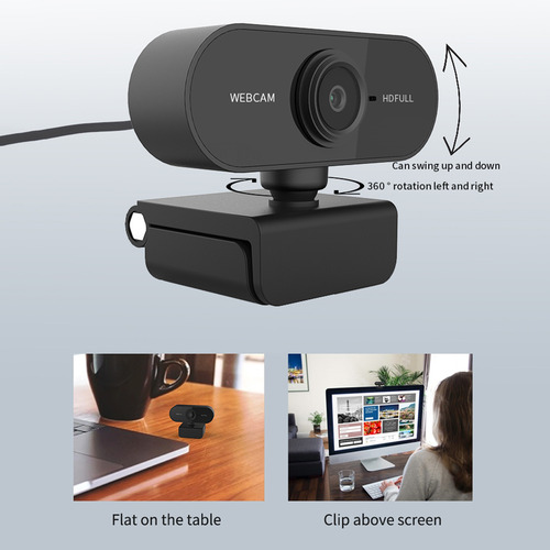 Cámara Web Full Hd 1080p Usb Mini Cámara Para Computadora