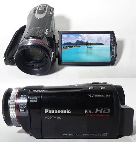 Imagem 2 de 5 de Filmadora Panasonic Hdc-tm900p Entrada Microfone Hdmi Limpa