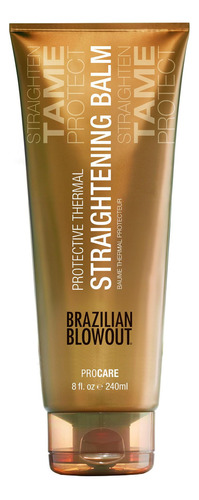 Brazilian Blowout Bálsamo Alisador Térmico Protector, 8 Onza