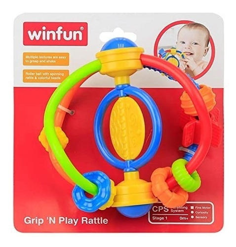 Winfun Sonajero De Agarre Facil Grip Play Rattle 