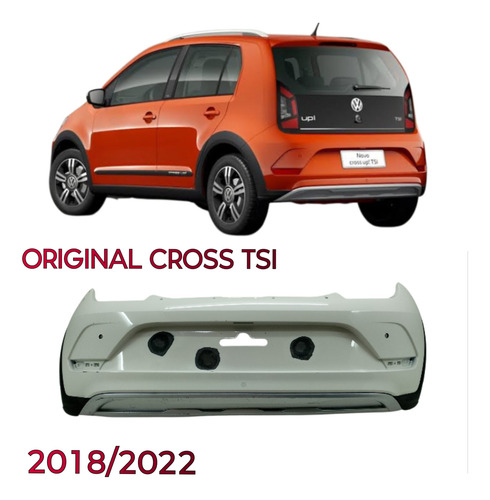 Capa Parachoque Traseiro Up Cross 18 2019 2020 2021 22 Orig (Usado)