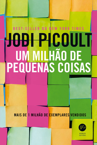 Um milhão de pequenas coisas, de Picoult, Jodi. Verus Editora Ltda., capa mole em português, 2021