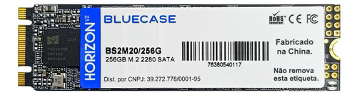 Ssd M.2 256gb Bluecase Sata 6gb/s Horizon V2 Rápido Cor Preto