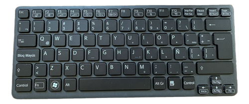 Teclado Sony Vpc-ca Negro Español Retroiluminado Con Marco 