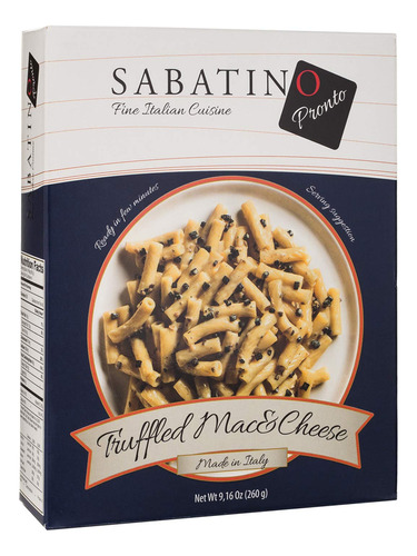 Sabatino Pronto Trufa Mac Y Queso, 9.16 Oz