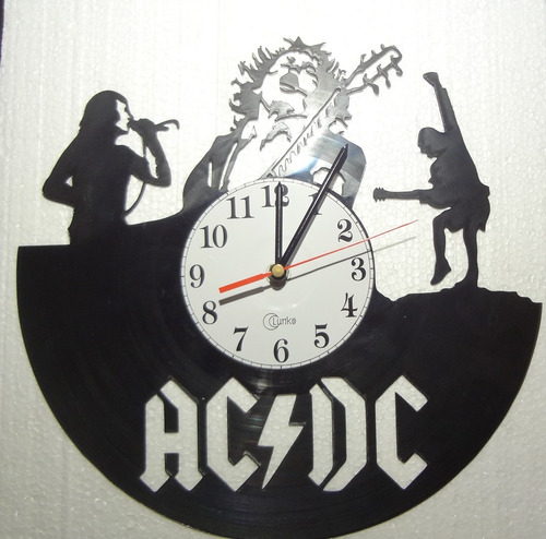 The Beatles, Acdc, Rolling,queen, Reloj De Pared Decorativo.