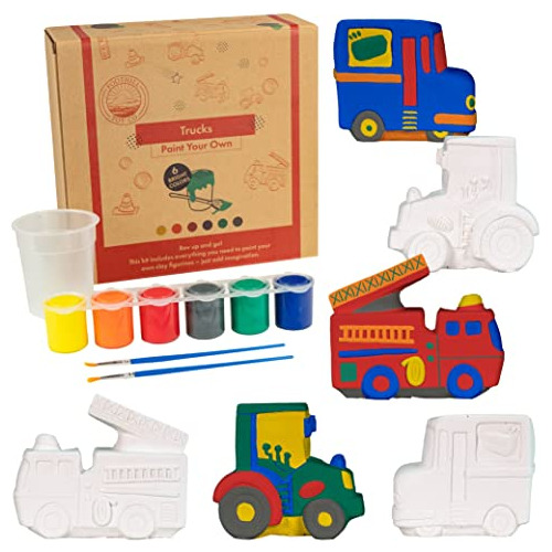 Kit De Manualidades De Pintura Yeso 3d Niños  Activida...