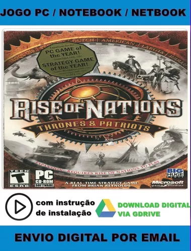 Rise Of Nations + Rise Of Nations: Thrones & Patriots - Pc 