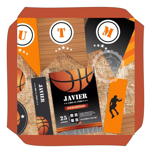 Kit Imprimible Basquetball Basquet Basket Basketball Party