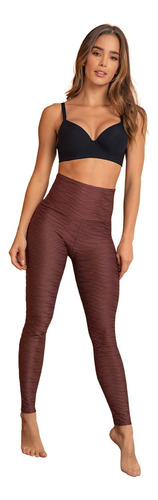 Leonisa Legging Control Fuerte De Abdomen Textura Acanalada