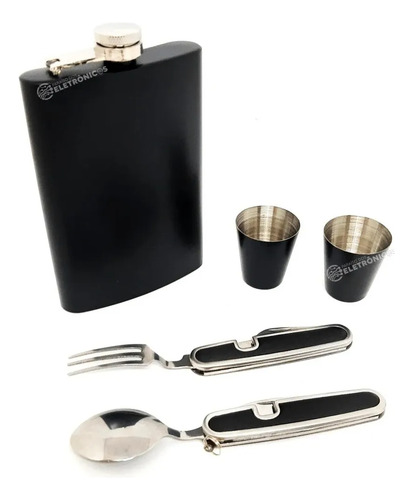 Kit Cantil Porta Bebidas Copo Colher Garfo