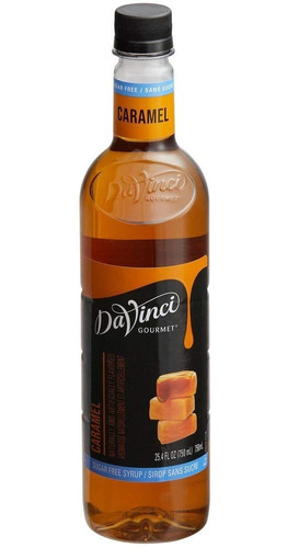 Davinci Gourmet Caramel Syrup Sugar Free 750 Ml