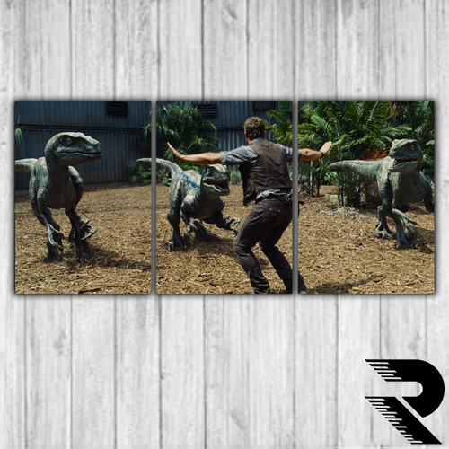 Cuadro De Jurassic World | 1 | Triptico