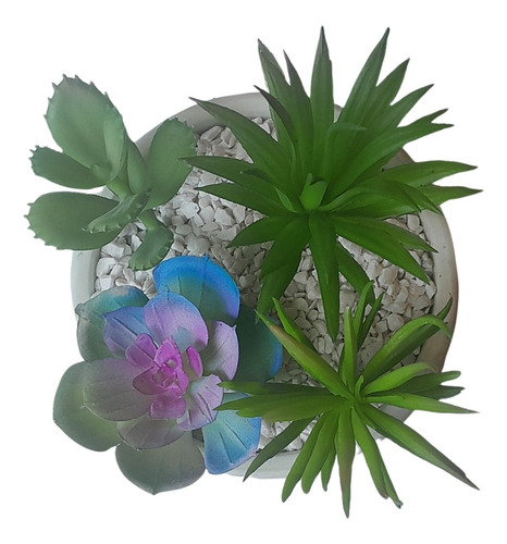 Kit 4 Mini Suculentas Artificiais E Realistas verde Plantas Fake Permanentes Sem Vaso Para Decoração De Ambientes Arranjos Criativos Diy Casa Escritório Ou Eventos