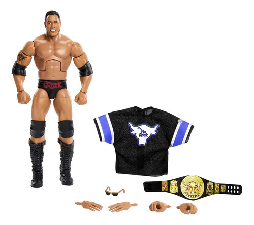 Producto Generico - Mattel Wwe The Rock Elite Collection Fi.