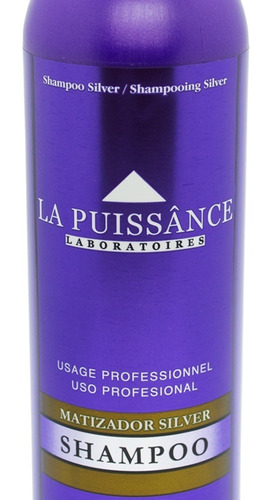 Imagen 2 de 5 de La Puissance Shampoo Matizador Silver Cabello Rubio X 300ml