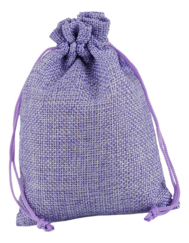 50 Bolsas De Regalo Con Cordón, Bolsas De Regalo Púrpura