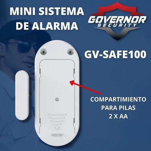 Mini Sistema De Alarma Inalambrico Governor Gv-safe100 W3