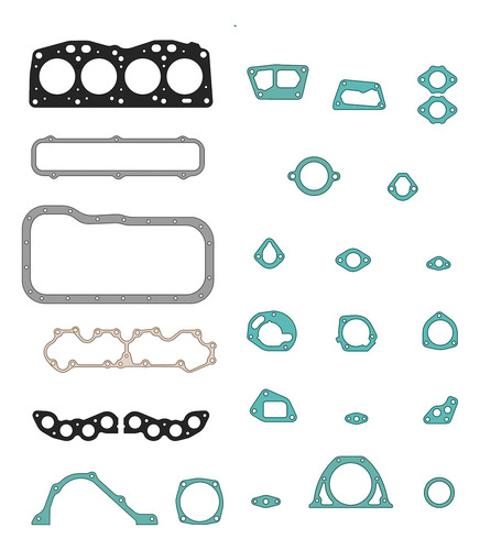 Juntas De Motor - Fiat 128, 147 - 1100cc - C/tapa Cil.