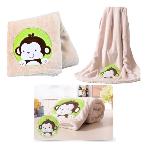 Manta Frazadas Con Chiporro Termicas Doble Capa Bebe Flex