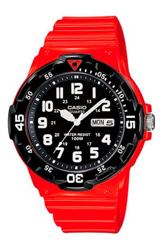 Reloj Casio Cabllero Mrw-200hc-4b Rojo Circuit